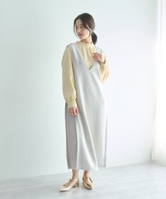 YECCA VECCA 【2点SET】ブラウスセットプリーツMIXジャンスカ