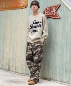 WEGO 【ユニセックス着用ITEM/SMLサイズ展開】イージーワイドカーゴパンツ