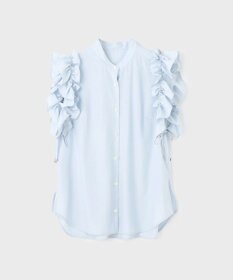 GRACE CONTINENTAL マルチフリルノースリーブブラウス