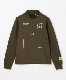 PW CIRCULUS 【裏起毛であたたか】【WOMEN】CATモチーフ  裏起毛ロングスリーブモックネックT   ゴルフウェア レディース