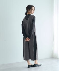 YECCA VECCA 【2点SET】ブラウスセットプリーツMIXジャンスカ