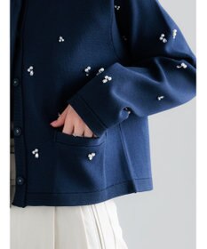 Te chichi パールビジューニットライトジャケット《2026 spring catalog item》