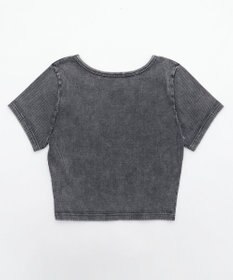 WEGO ヴィンテージウォッシュコンパクトリブT