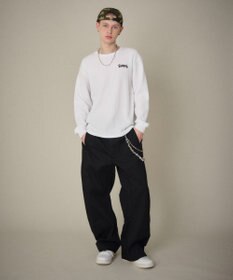 WEGO 【ユニセックス着用ITEM】ステッチカラーチノパンツ