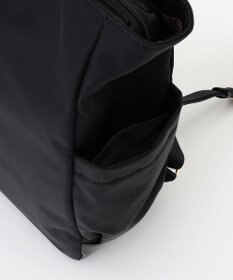 LA BAGAGERIE ツイルナイロン×エナメル リュックサック