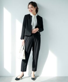 ANY SIS S 【セットアップ対応】セレモニーダブルクロス テーパードパンツ