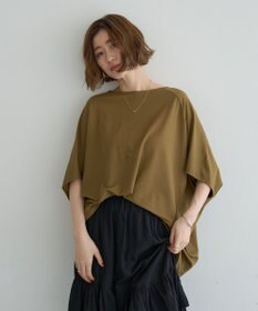 YECCA VECCA 異素材切替バックデザインプルオーバー