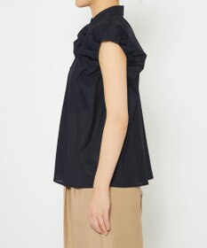 uncrave 【新色追加・洗濯機洗い可】シアー タックスリーブブラウス（uncrave STANDARD）