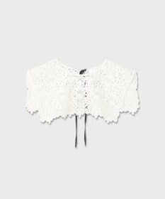 GRACE CONTINENTAL 刺繍カラー付ドレス