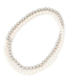 23区 【APPLAUDIR】パール＆ボールミックス ネックレス