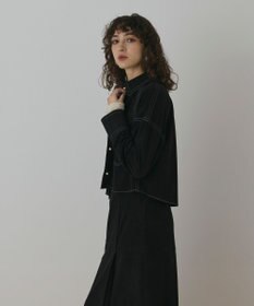 GRACE CONTINENTAL フェイクスウェードブラウス