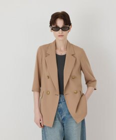 GRACE CONTINENTAL シアーハーフスリーブジャケット