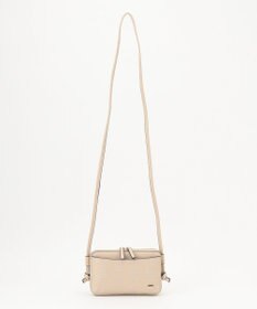 LA BAGAGERIE 【レザー×ステッチ】スクエアマルチポシェット