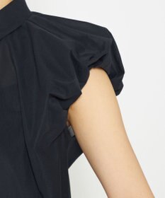 uncrave 【新色追加・洗濯機洗い可】シアー タックスリーブブラウス（uncrave STANDARD）