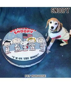 PET PARADISE スヌーピー 丸型 クッション 《アストロノーツ柄》