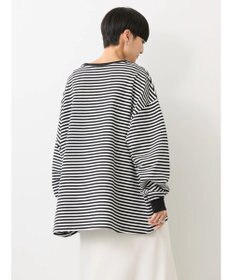 AMERICAN HOLIC 刺繍ロゴミニ裏毛ボートネックチュニック