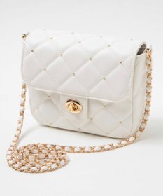 WEGO スタッズ付きキルティングショルダー