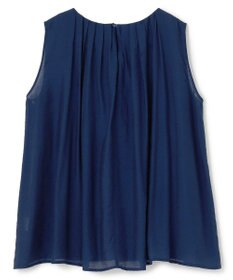 UNFILO ヴィンテージシアー プリーツブラウス