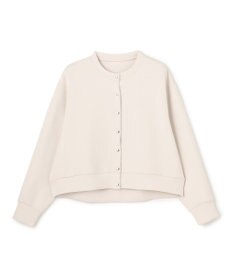 UNFILO L 【野呂佳代さん着用】BEAUTY FORM JERSEY スナップカーディガン