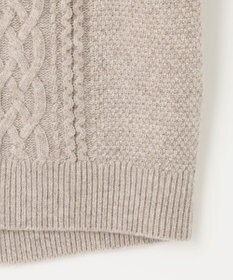 J.PRESS LADIES 【洗える】アラン ニットベスト