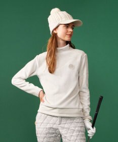 23区GOLF 【WOMEN】シルキーボンバー モックネック