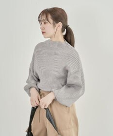 Green Parks ・ｓｗｉｎｇ　ｂｙ　ボトルネックカラーニット