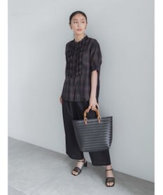 Te chichi チェックフリルブラウス《2026 SUMMER LOOK item》