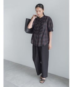 Te chichi チェックフリルブラウス《2026 SUMMER LOOK item》