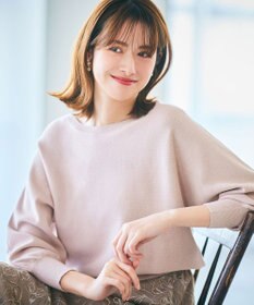 ANY SIS 【洗える】パフスリーブラメ ニット