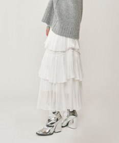 GRACE CONTINENTAL イレギュラーティアードスカート