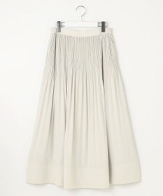 自由区 S 【セットアップ対応・洗える】ライトサテンプリーツ スカート