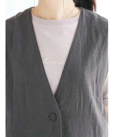 CRAFT STANDARD BOUTIQUE 【キナリノ別注】リネンレーヨンジレベスト