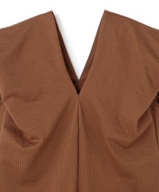 BEIGE， 【洗える】SCALA / コットンリネンボリュームスリーブワンピース