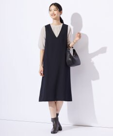 J.PRESS LADIES L 【洗える】RELAXIONツイル ジャンパースカート