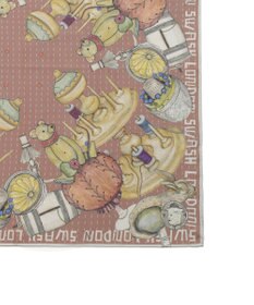 MOONBAT SWASH LONDON 大判シルクツイルスカーフ Trifle 68×68cm 日本製