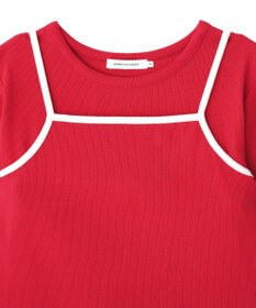 AMERICAN HOLIC 【2点セット】配色キャミ＋Tシャツ