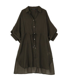YECCA VECCA シアー2way袖バルーンチュニック