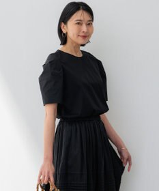23区 【洗える】スムースデザイン タックディテール カットソー