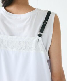 CRAFT STANDARD BOUTIQUE レース切替フリンジビスチェ