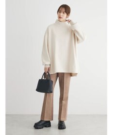 Green Parks Ｂｒｕｓｈｅｄ　タートル裏起毛チュニック