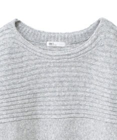 CRAFT STANDARD BOUTIQUE 編み違い斜めスリットニットチュニック