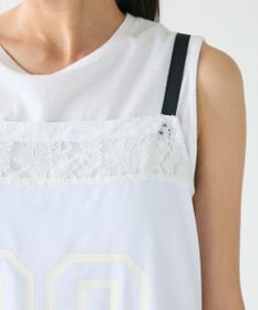 CRAFT STANDARD BOUTIQUE レース切替フリンジビスチェ