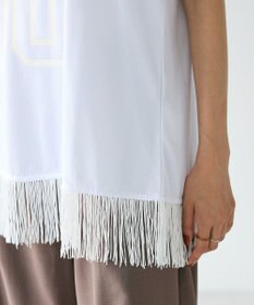 CRAFT STANDARD BOUTIQUE レース切替フリンジビスチェ