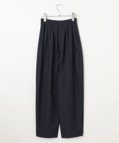 #Newans 【洗える】スラントフロントコクーンパンツ