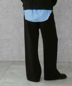 WEGO 【ウエストゴム】スウェットフレアパンツ