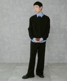 WEGO 【ウエストゴム】スウェットフレアパンツ