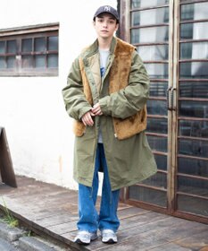 WEGO フェイクファーBIGベスト