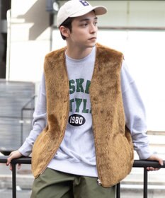 WEGO フェイクファーBIGベスト