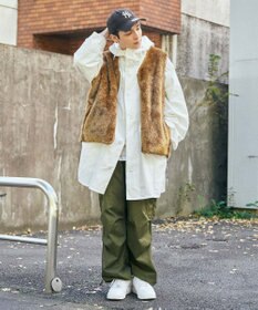 WEGO フェイクファーBIGベスト