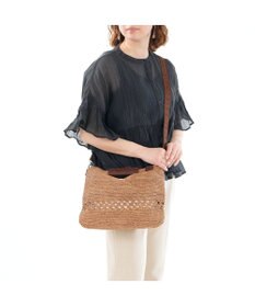 IBIZA ラフィア　2WAYバッグ